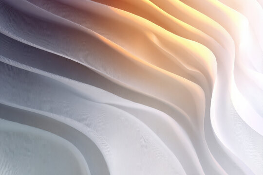 Abstract white wave background