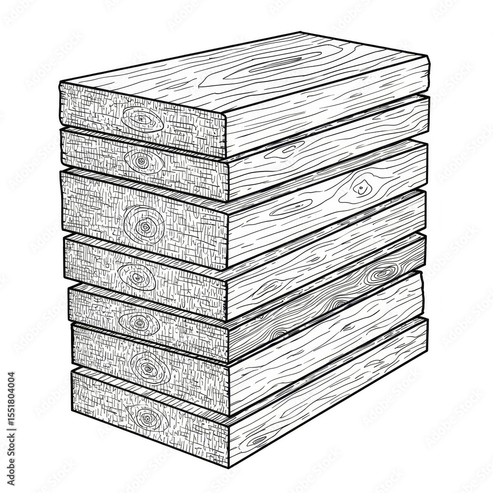 Poster rectangular stacked monochrome blocks transparent background illustration