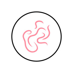 Worm Intestinal Parasites Icon