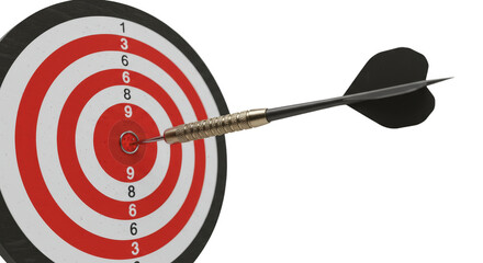 Precision Game Target Dart Success Business Strategy Achievement