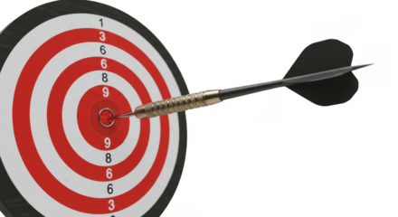 Precision Game Target Dart Success Business Strategy Achievement