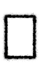 Sparkling Rectangular Glitter Border Isolated On Black Background