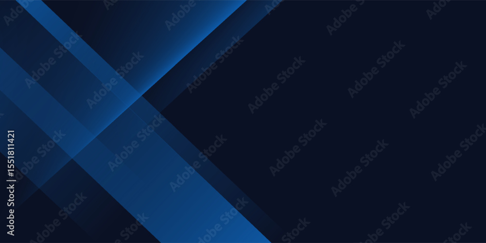Aufkleber blue black abstract background geometry shine and layer element vector for presentation design. suit