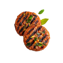 Delicious Grilled Vegetarian Patties with Herbs and Lemon Zest