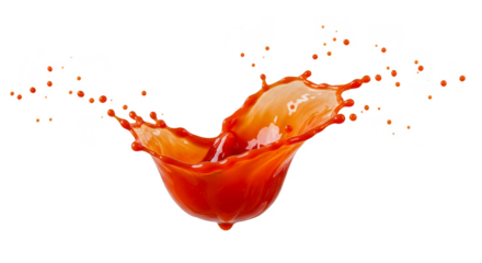 Tomato Sauce Splash Isolated Liquid Motion Drink Vibrant Abstract