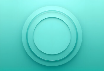 ライトティールの放射状グラデーション円デザイン背景