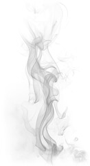 Abstract Smoke Design:  Swirling grey smoke plumes create an elegant and ethereal design, perfect for adding a touch of mystery or movement to your projects. © Galih