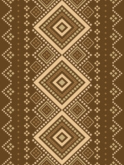 Southwest Native seamless pattern ethnic tribal Aztec geometric Navajo Native American fabric colorful design vector for textile print