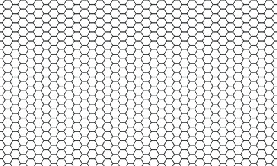 Abstract Honeycomb grid texture and geometric hexagonal pattern design