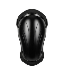 Black Knee Pad Isolated PNG for Safety Gear and Protective Equipment