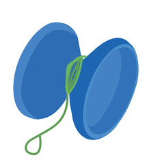 Yo-yo. Children's toy. Yoyo toy. Yo-yo vector 