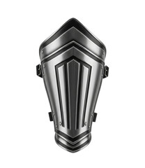 Silver Knight Arm Guard Isolated PNG for Medieval Armor Protection