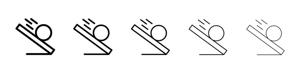 Gravity icon simple illustration logo art