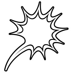 Minimal Color Splash Line Art