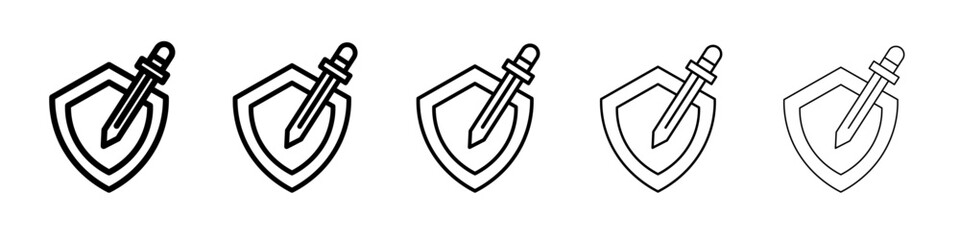 Guardian icon simple illustration logo art