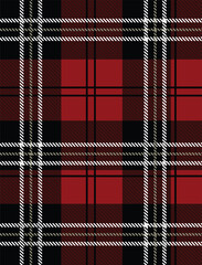 Vector illustration of repeated plaid pattern.