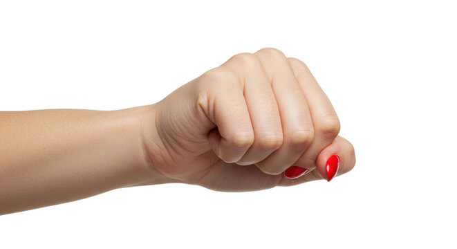 Fist gesture of determination image of hand studio environment close-up empowerment - Powered by Adobe