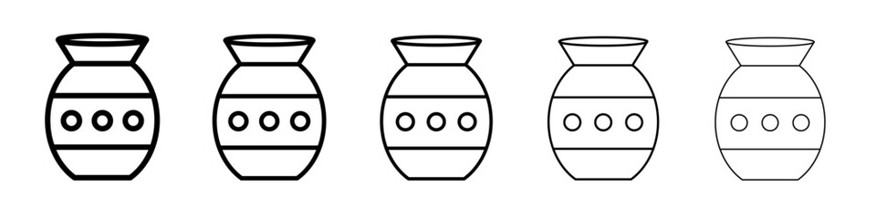 Handmade pottery icon simple illustration logo art