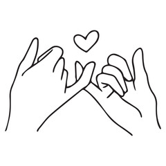 Friendship Day. Hands form a heart, a romantic symbol of love, care, and health