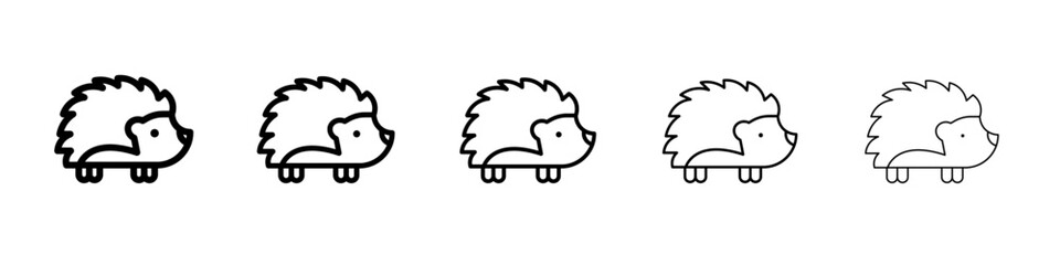 Hegdehog icon simple illustration logo art