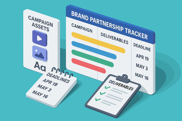 Campaign management tools with deadlines and deliverables visualization