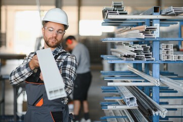Male worker at a factory