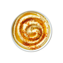 Fototapeta premium Delicious Creamy Hummus with Olive Oil and Paprika