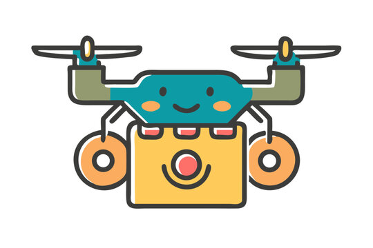 funny cartoon robot