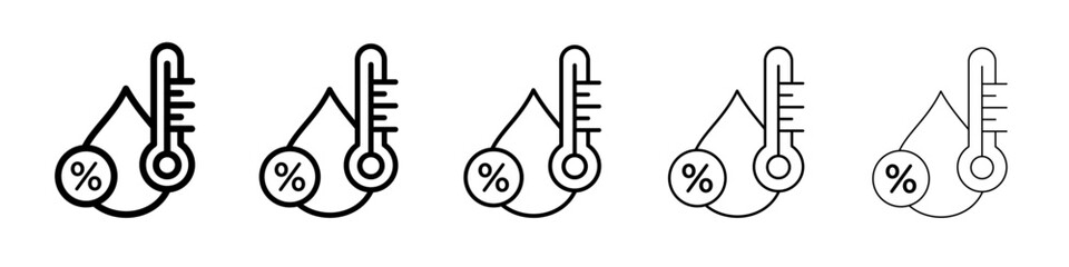 Humidity icon simple illustration logo art
