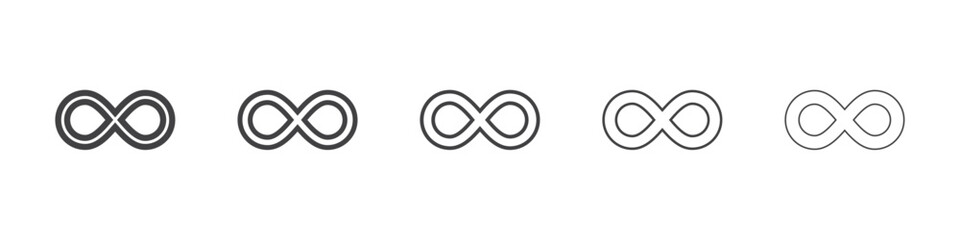 infinity icon simple illustration logo art