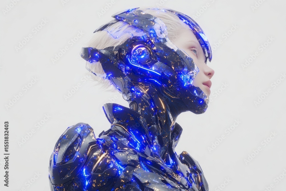 Poster machine learning and ai stock reaction with chatbot software on a network isolated against a free pn