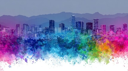 Obraz premium This creative business card template features a design with colorful splashes and handwritten fonts isolated on a transparent background tailored for lifestyle coaches and creatives