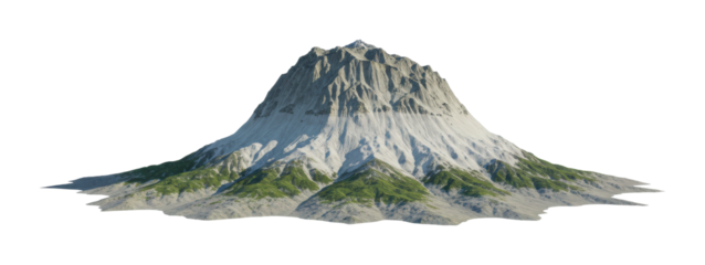 Exploring majestic mountain peaks nature's wonder 3d render outdoor environment aerial view