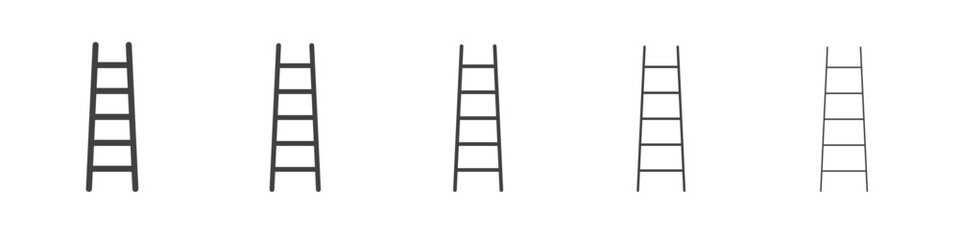 Ladder icon simple illustration logo art