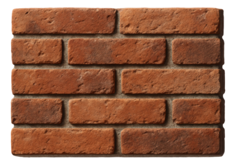 Textured brick facade made from reclaimed bricks for an eco-friendly cottage exterior.