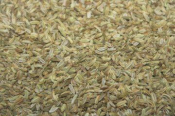 Full Frame Background of Dried Fennel Seeds