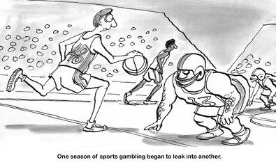 Basketball and football gambling