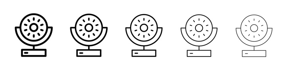 laser lamp icon simple illustration logo art