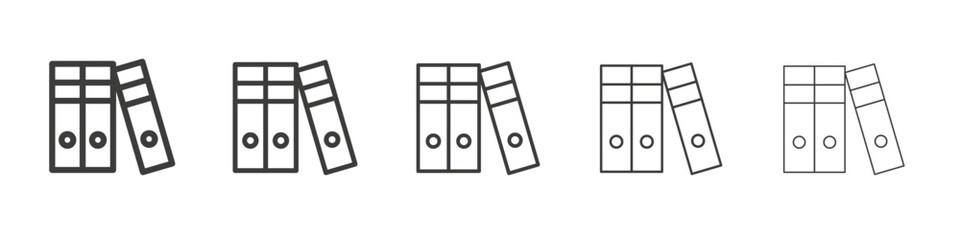 Library icon simple illustration logo art