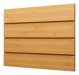 Naklejka premium Bamboo siding panels for the facade of an eco-friendly retreat, offering a sustainable and natural look.