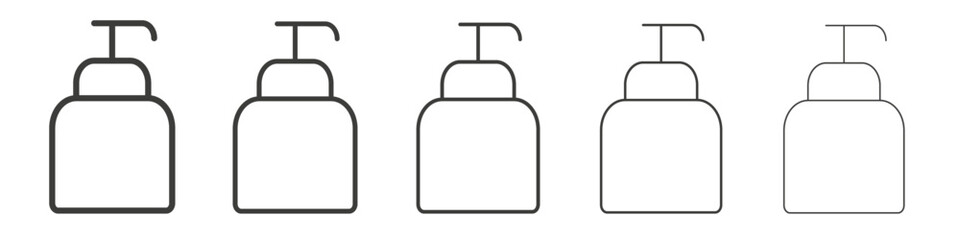 Liquid soap icon simple illustration logo art