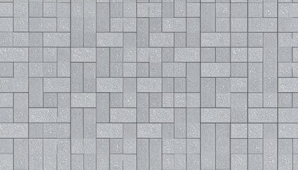 Gray brick wall texture, abstract architectural background with geometric pattern for design projects