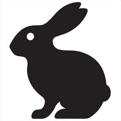 Minimal Rabbit Logo Design, Elegant Silhouette Style Vector Art for Clean Branding, Business Identity, and Nature-Inspired Logo Concepts
