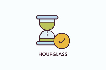 Hourglass Icon Or Logo Isolated Illustration