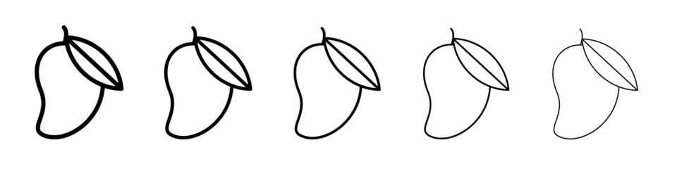 Mango icon simple illustration logo art