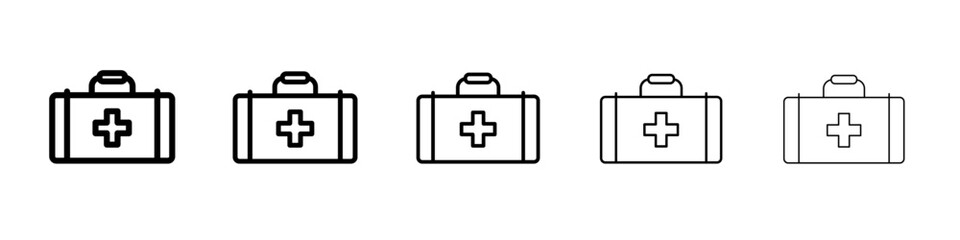 Medical kit icon simple illustration logo art
