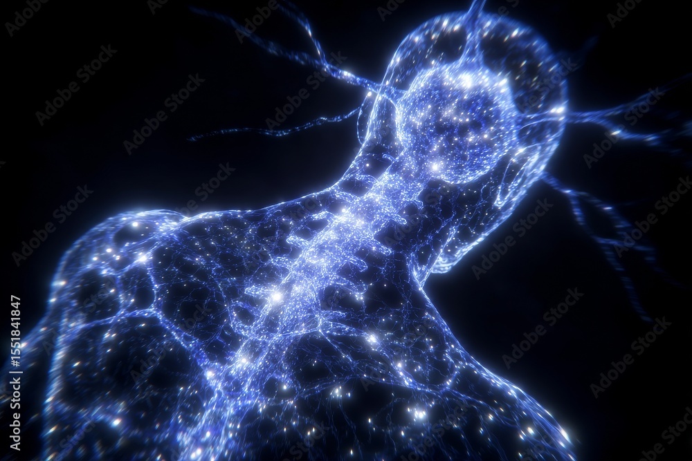Poster the concept of neural connections in the human body is a stock idea that will drive the development 