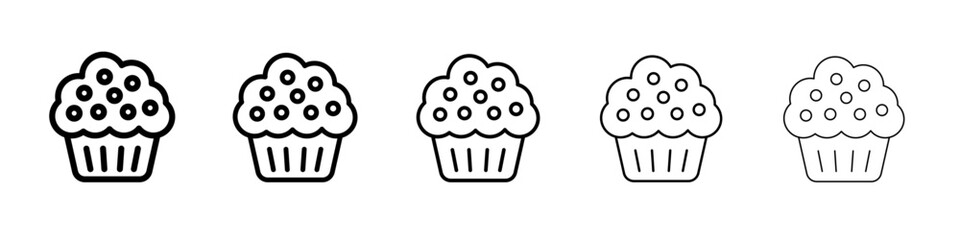 Muffin Icon simple illustration logo art