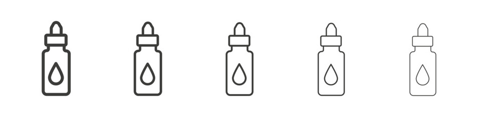 Oil bottle icon simple illustration logo art