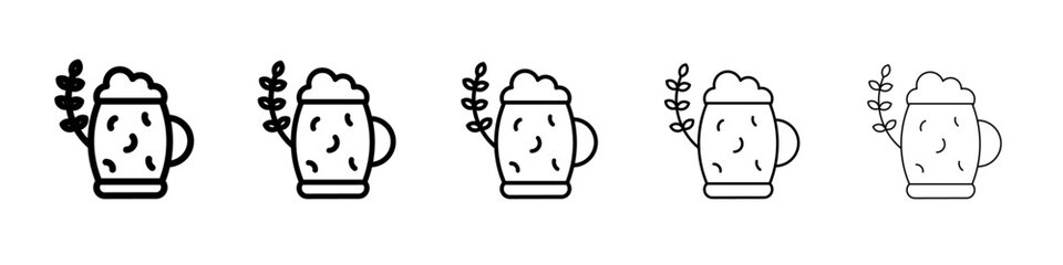 oktoberfest icon simple illustration logo art